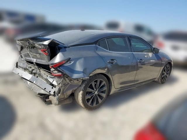2021 Nissan Maxima SR with rear-end collision damage at a salvage auction